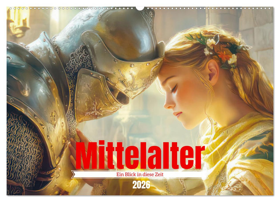 Mittelalter - Ein Blick in diese Zeit (CALVENDO Wandkalender 2026)