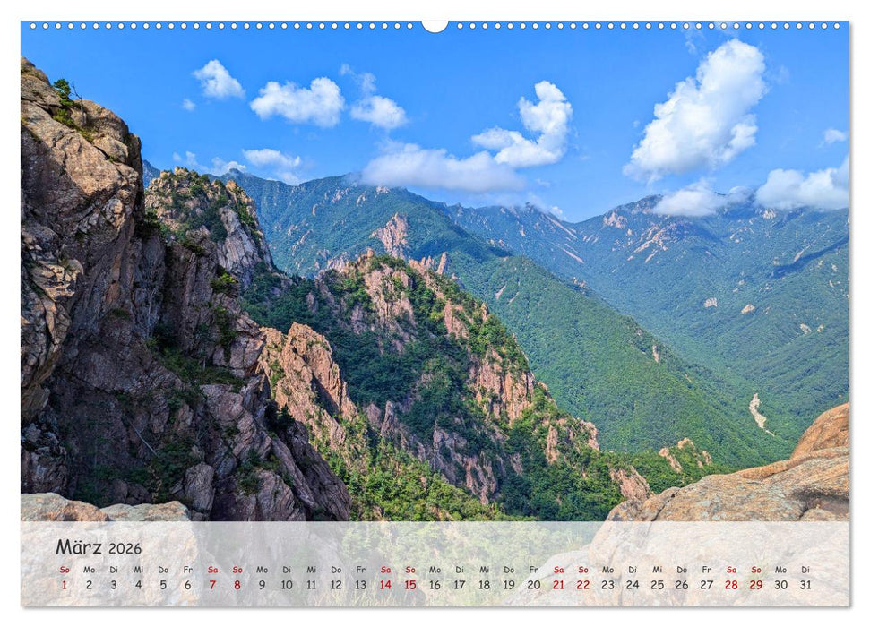 Zauberhaftes Südkorea Landschaften, Städte und Kultur (CALVENDO Premium Wandkalender 2026)
