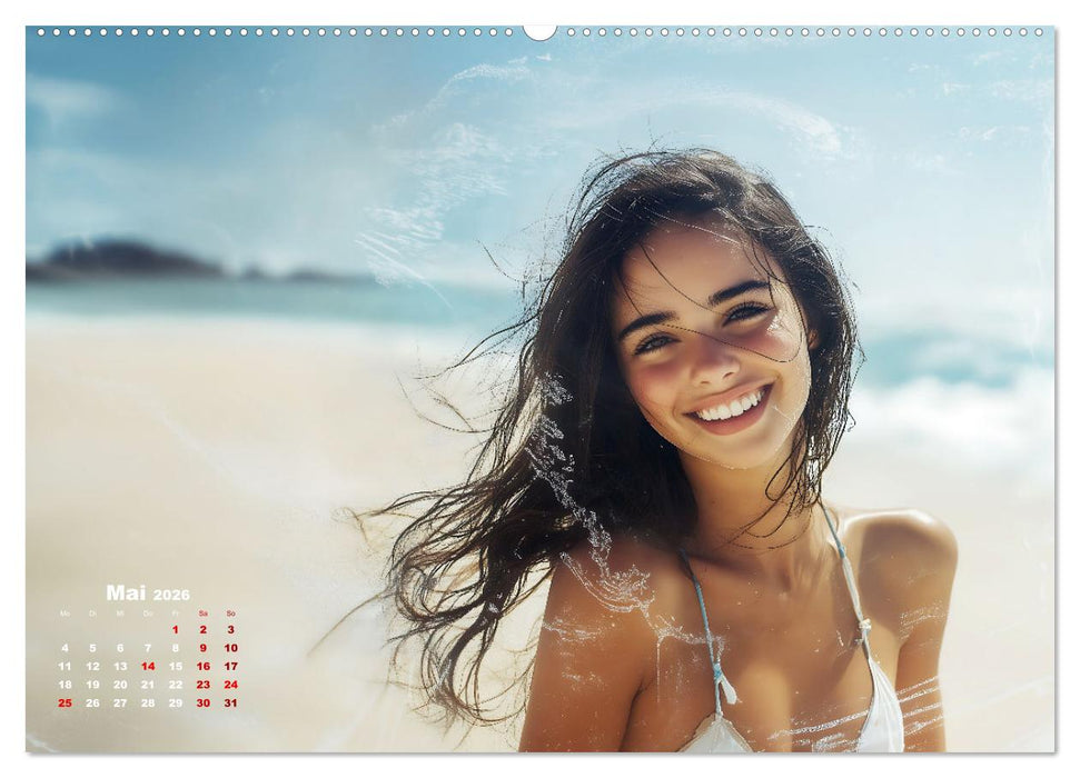Endlich Strandurlaub (CALVENDO Premium Wandkalender 2026)