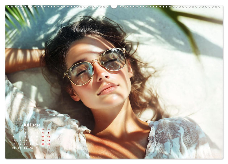 Endlich Strandurlaub (CALVENDO Premium Wandkalender 2026)