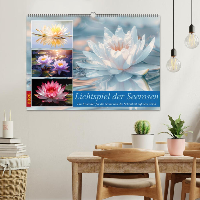 Lichtspiel der Seerosen (CALVENDO Wandkalender 2026)
