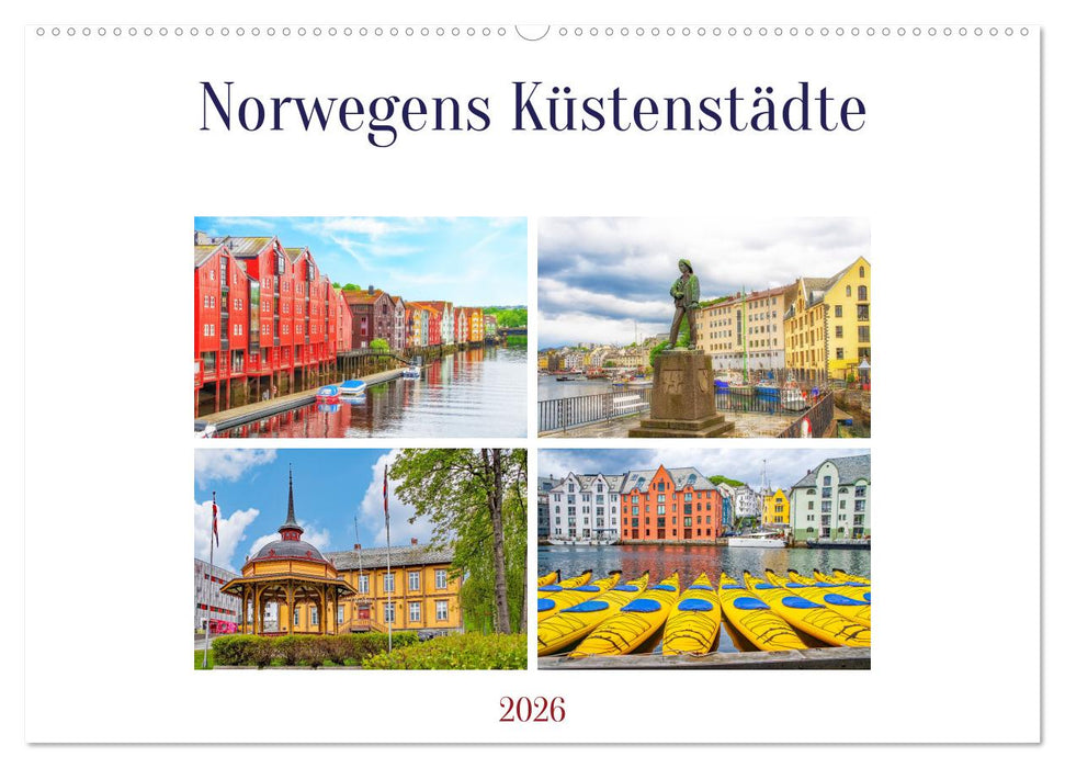 Norwegens Küstenstädte (CALVENDO Wandkalender 2026)