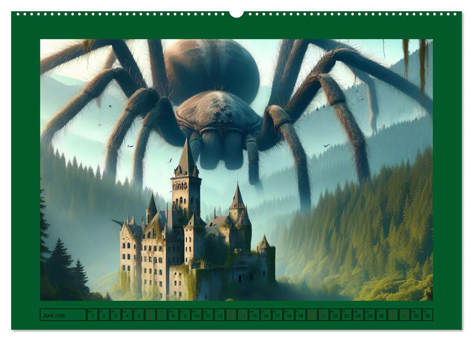 Im Reich der Riesenspinnen (CALVENDO Wandkalender 2026)