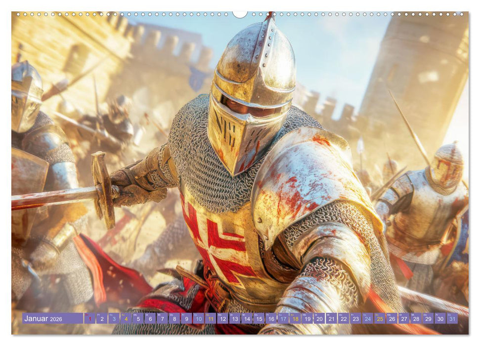 Mittelalter - Ein Blick in diese Zeit (CALVENDO Premium Wandkalender 2026)