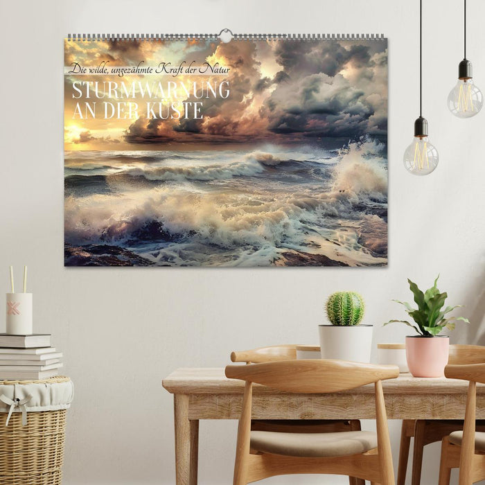 Sturmwarnung an der Küste (CALVENDO Wandkalender 2026)