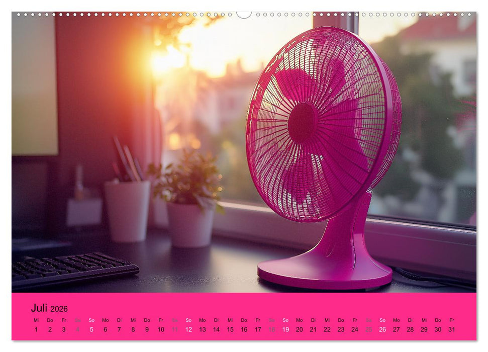 Kalender in PINK (CALVENDO Premium Wandkalender 2026)