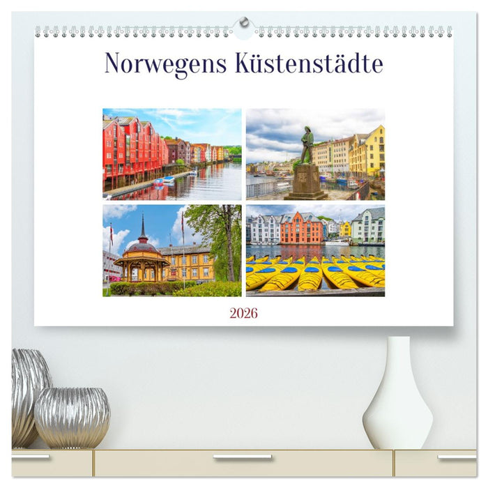 Norwegens Küstenstädte (CALVENDO Premium Wandkalender 2026)
