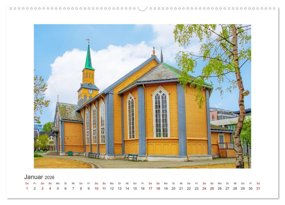 Norwegens Küstenstädte (CALVENDO Premium Wandkalender 2026)