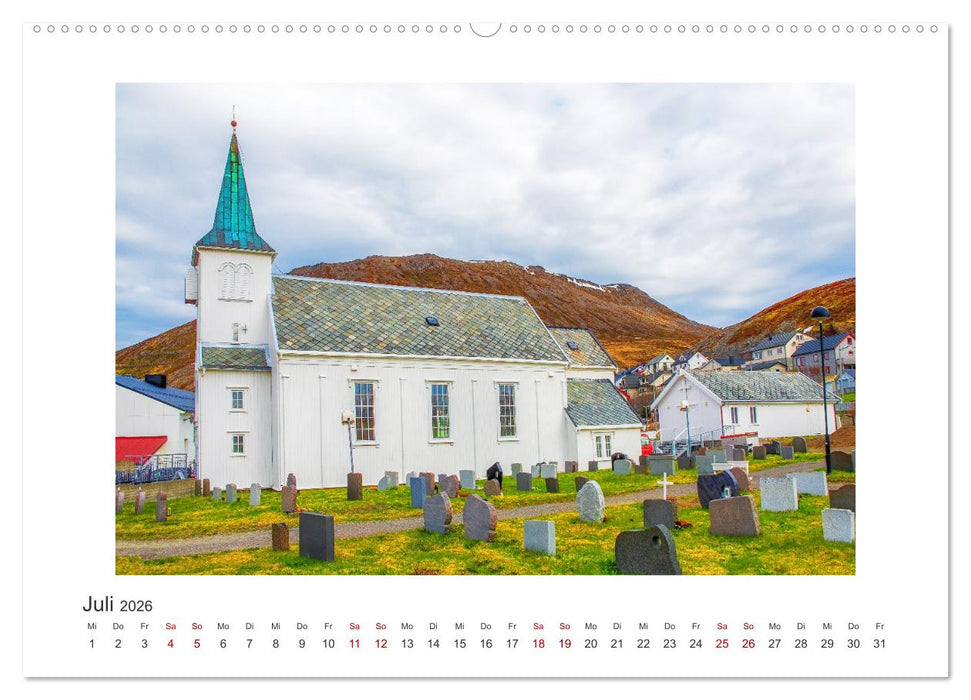 Norwegens Küstenstädte (CALVENDO Premium Wandkalender 2026)