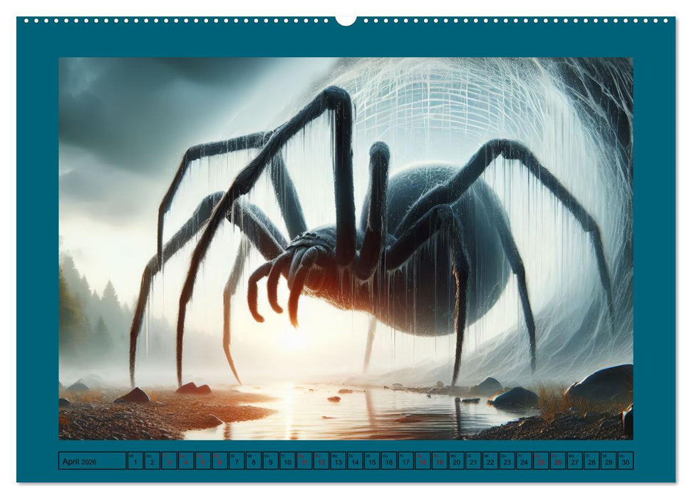 Im Reich der Riesenspinnen (CALVENDO Premium Wandkalender 2026)