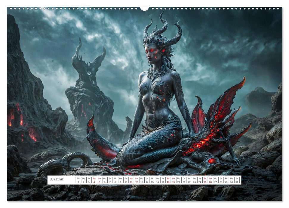 Legenden und Mythen - Legendäre Tiere (CALVENDO Premium Wandkalender 2026)