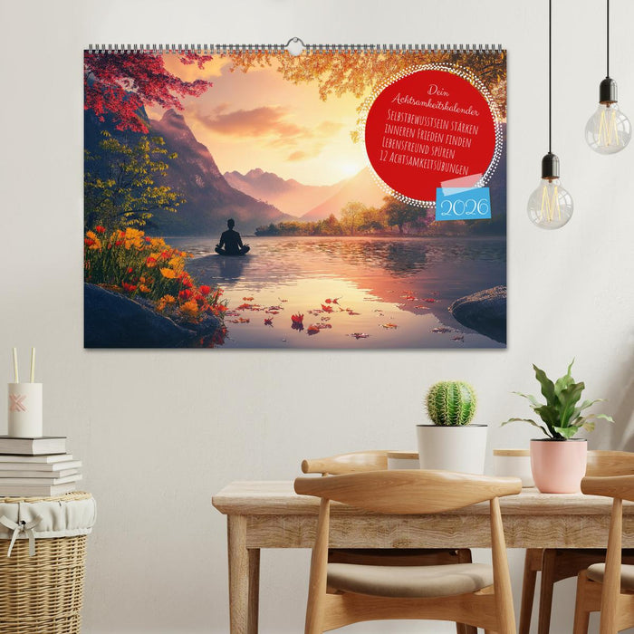 Dein Achtsamkeitskalender (CALVENDO Wandkalender 2026)