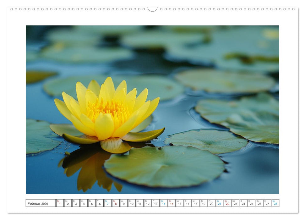 Lichtspiel der Seerosen (CALVENDO Premium Wandkalender 2026)