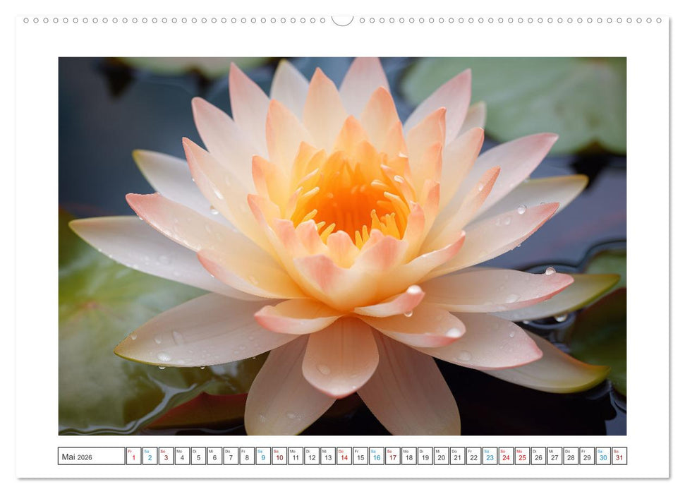 Lichtspiel der Seerosen (CALVENDO Premium Wandkalender 2026)