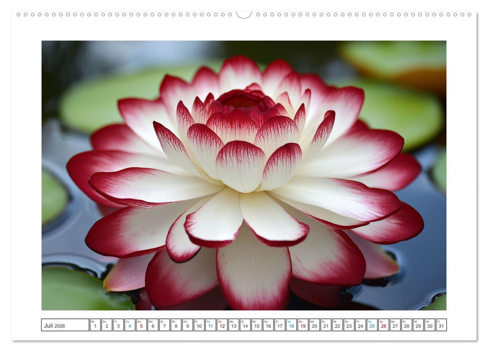 Lichtspiel der Seerosen (CALVENDO Premium Wandkalender 2026)