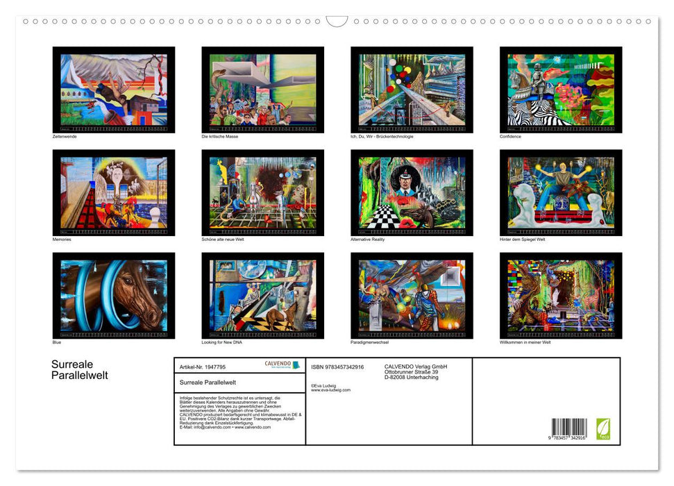 Surreale Parallelwelt (CALVENDO Wandkalender 2026)