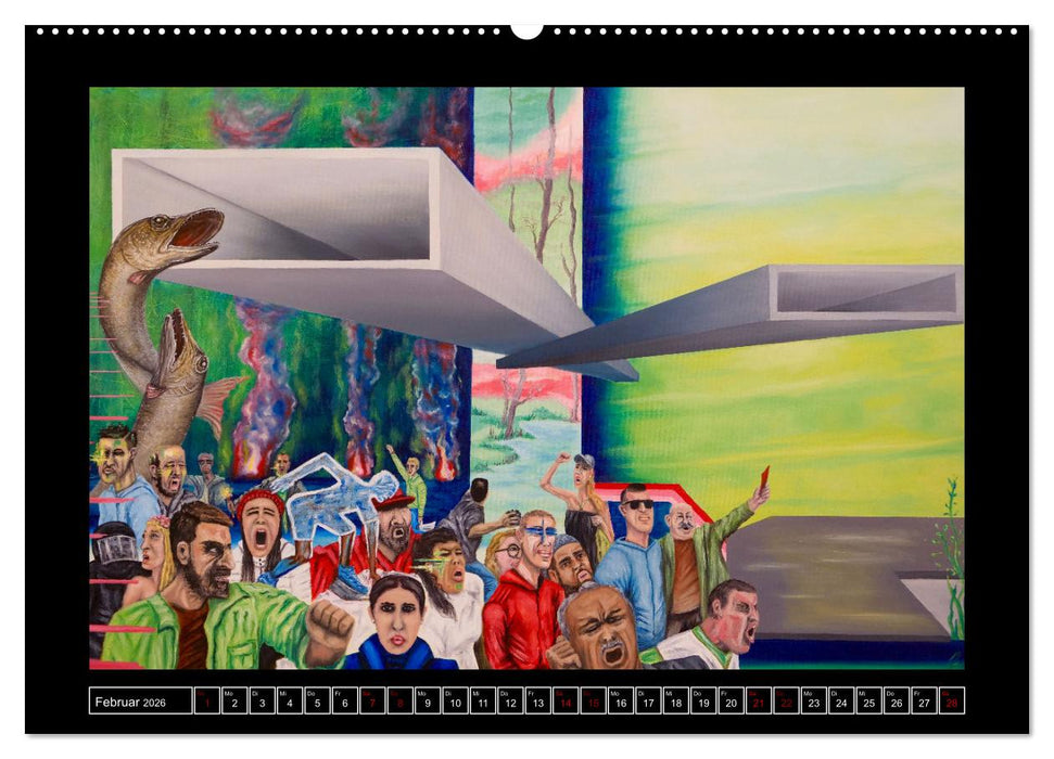 Surreale Parallelwelt (CALVENDO Wandkalender 2026)