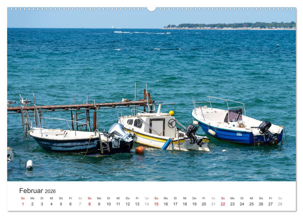 Porec Kalender - Die kroatische Stadt an der Adria (CALVENDO Wandkalender 2026)