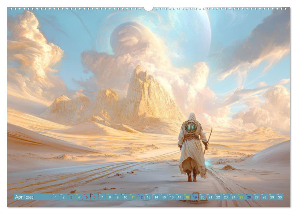 Science Fiction - Originelle Welten (CALVENDO Wandkalender 2026)