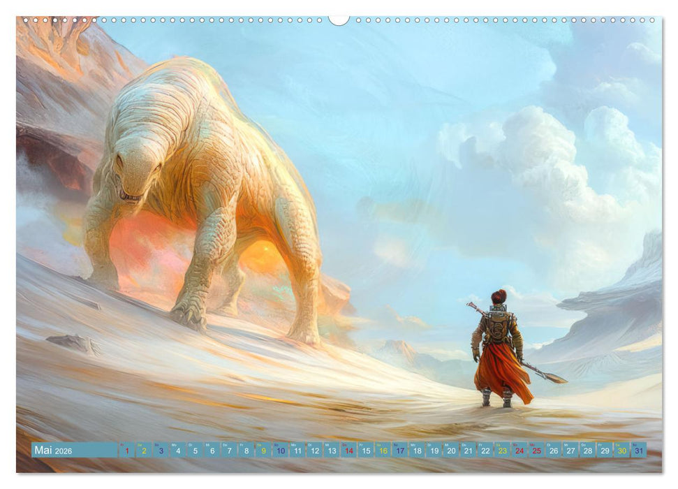 Science Fiction - Originelle Welten (CALVENDO Wandkalender 2026)