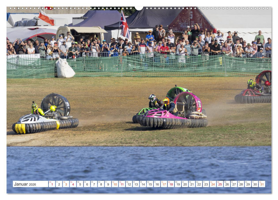 Hovercraft Formel 1 Weltmeisterschaft (CALVENDO Premium Wandkalender 2026)