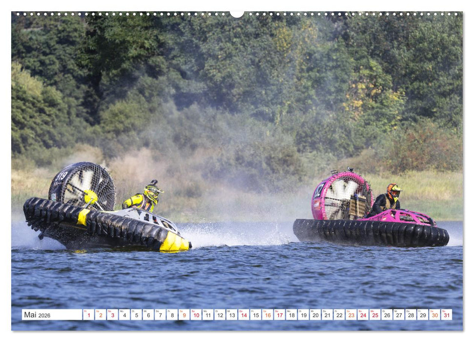 Hovercraft Formel 1 Weltmeisterschaft (CALVENDO Premium Wandkalender 2026)