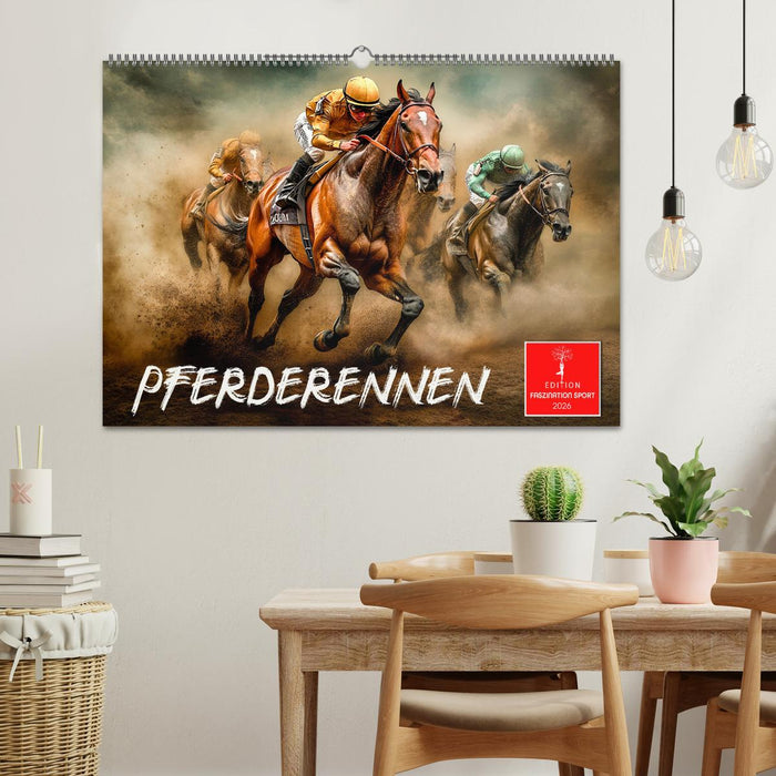 Pferderennen (CALVENDO Wandkalender 2026)