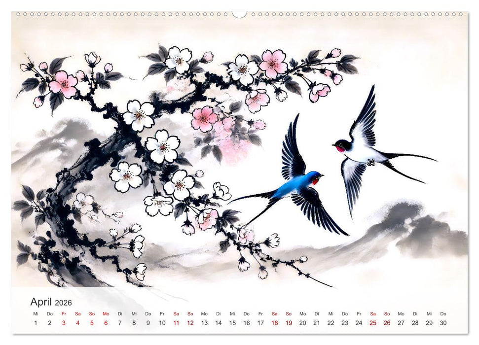 Das Leben der Schwalben - Getragen von Wind und Freiheit (CALVENDO Wandkalender 2026)