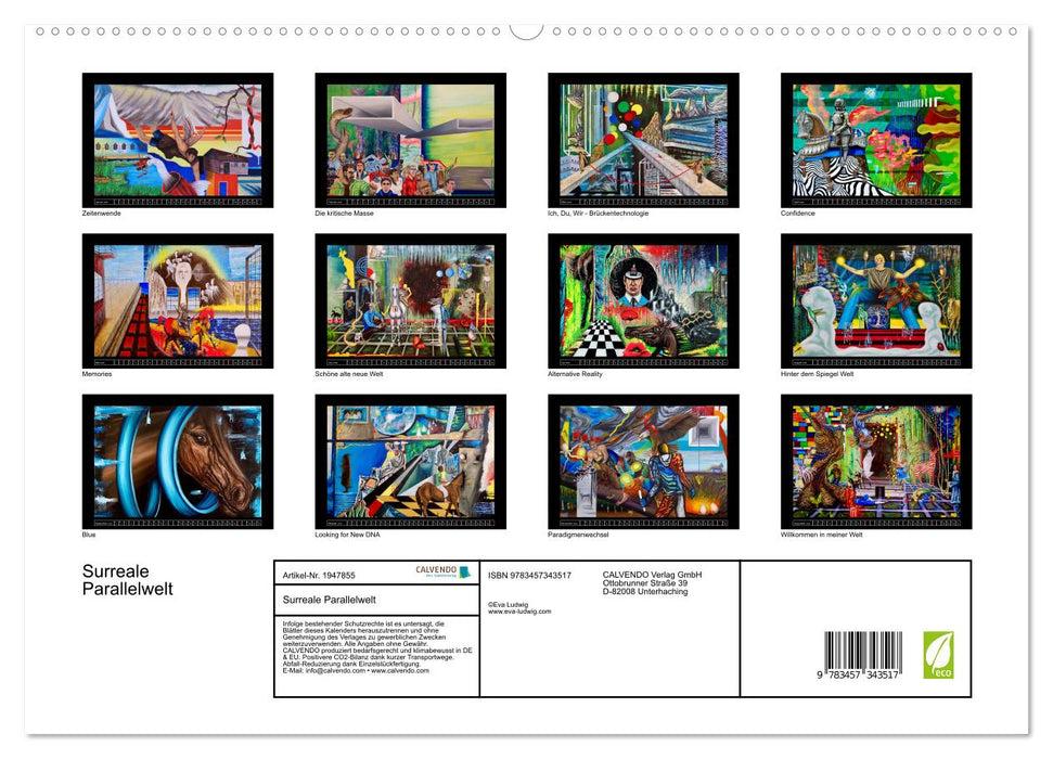 Surreale Parallelwelt (CALVENDO Premium Wandkalender 2026)