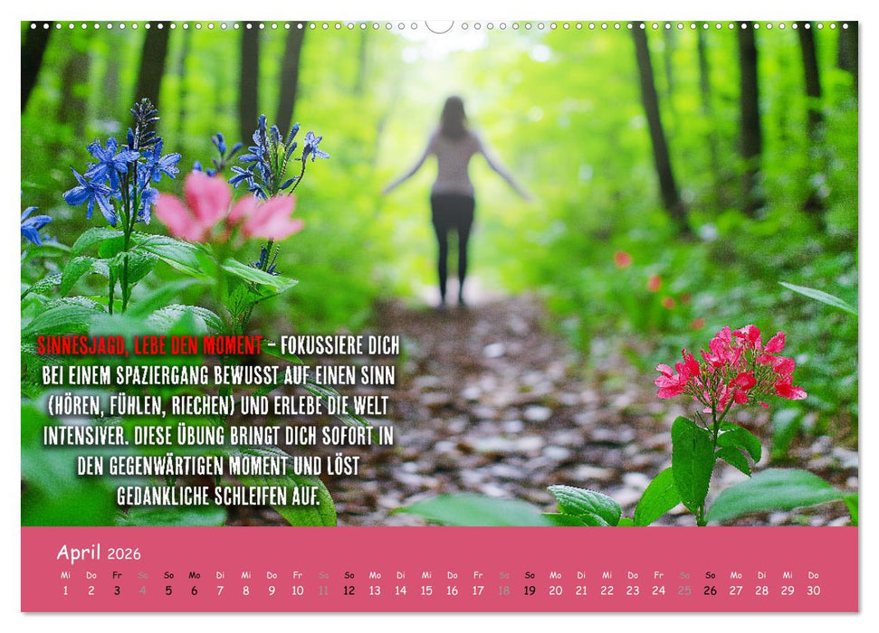 Dein Achtsamkeitskalender (CALVENDO Premium Wandkalender 2026)
