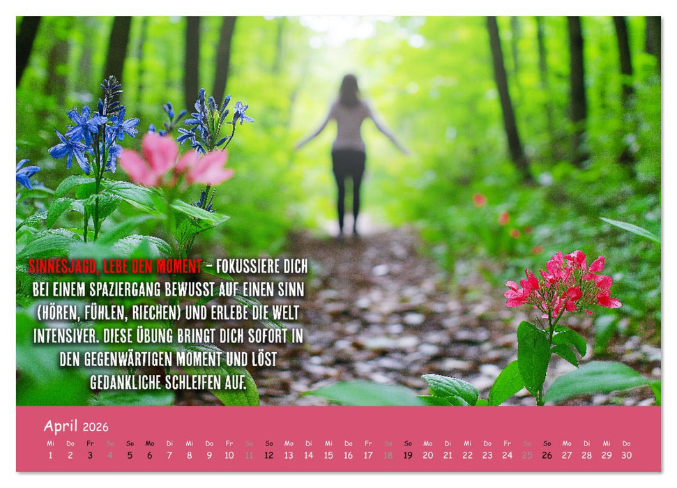 Dein Achtsamkeitskalender (CALVENDO Premium Wandkalender 2026)