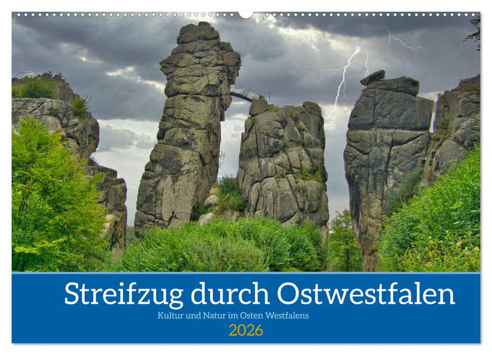 Streifzug durch Ostwestfalen (CALVENDO Wandkalender 2026)