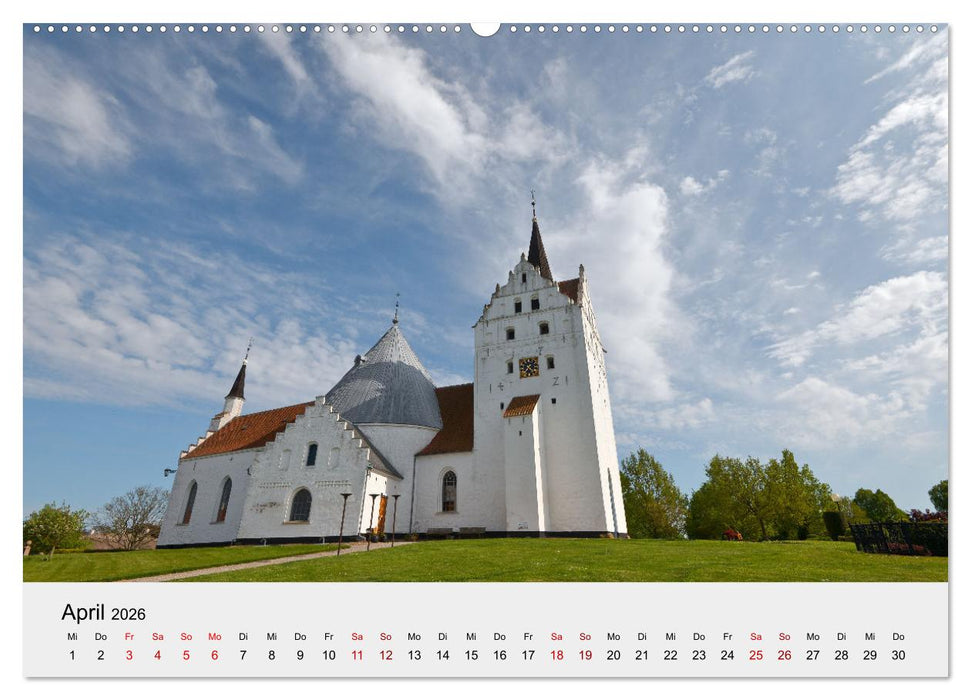 Dänemark - Land, Küsten, Städte (CALVENDO Wandkalender 2026)