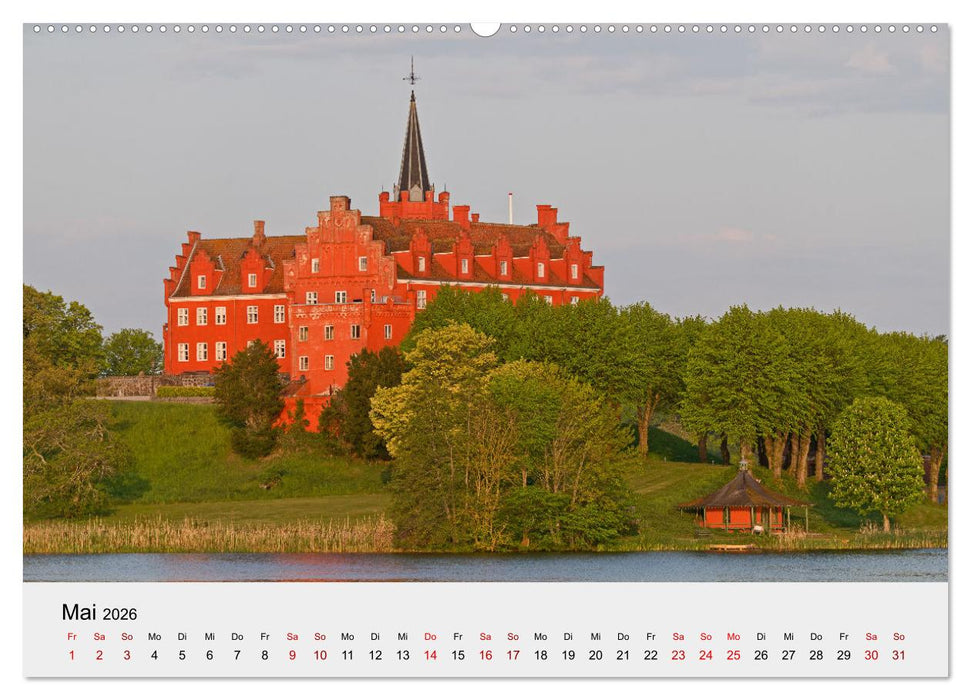 Dänemark - Land, Küsten, Städte (CALVENDO Wandkalender 2026)
