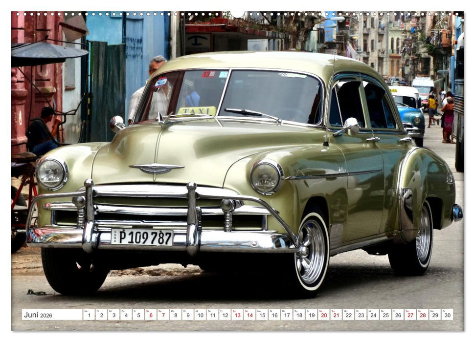 Chevy '50 - Mit 75 unterwegs in Kuba (CALVENDO Wandkalender 2026)