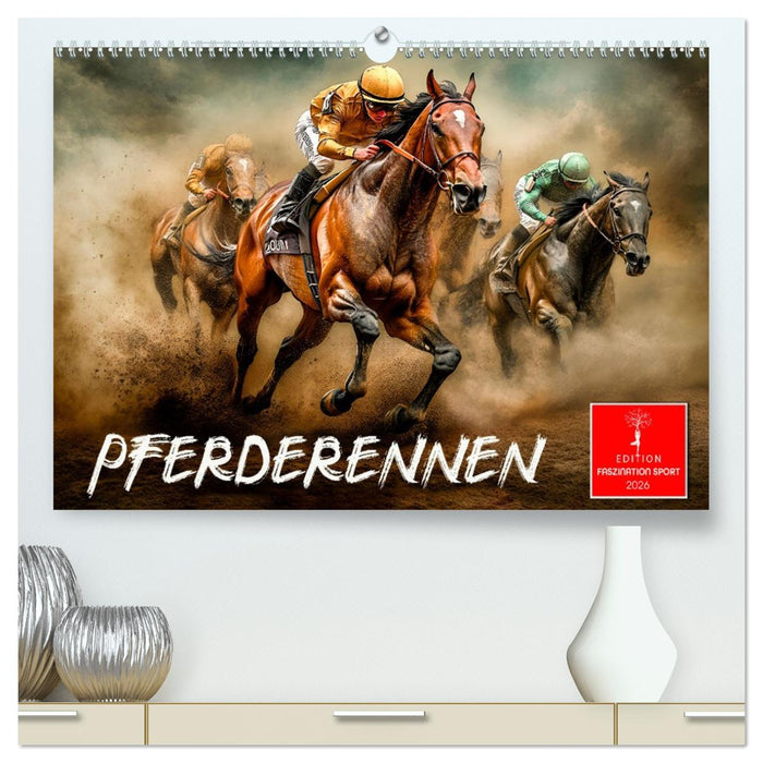 Pferderennen (CALVENDO Premium Wandkalender 2026)