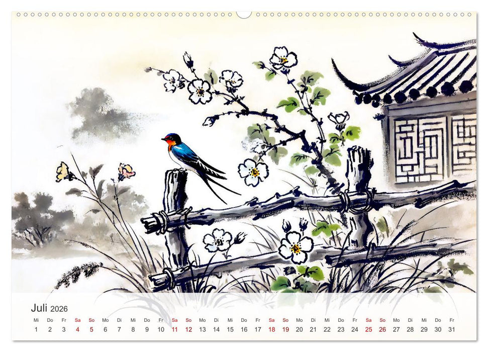 Das Leben der Schwalben - Getragen von Wind und Freiheit (CALVENDO Premium Wandkalender 2026)