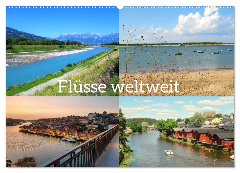 Flüsse weltweit (CALVENDO Wandkalender 2026)
