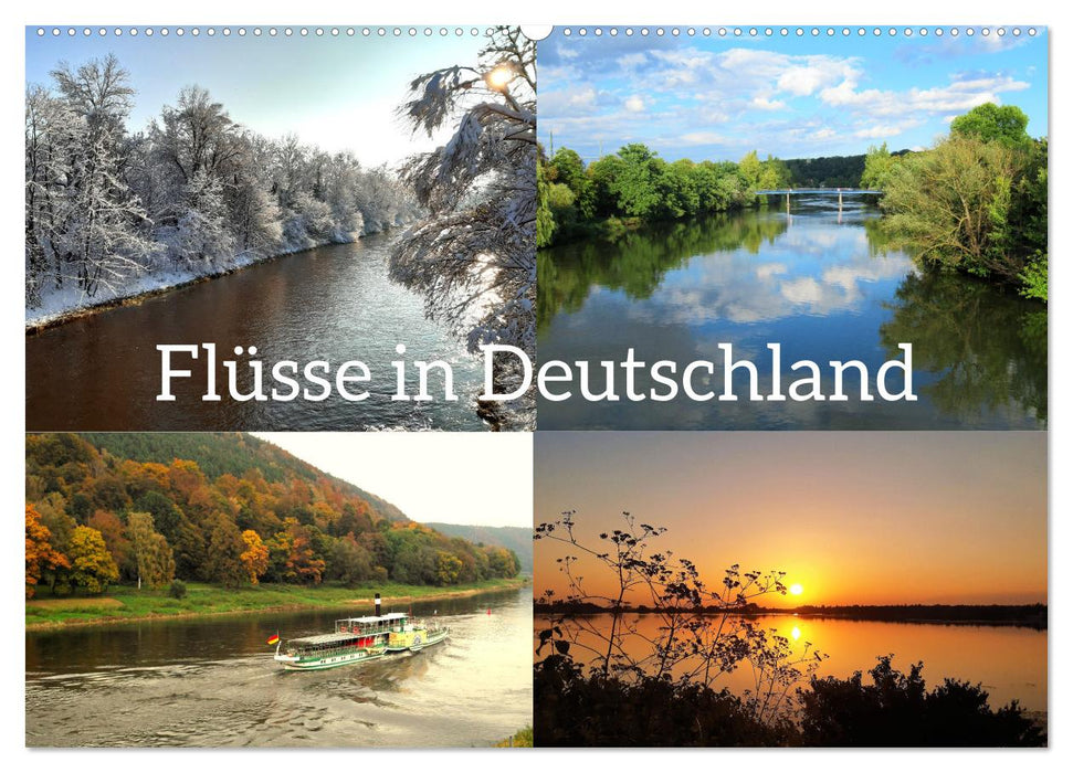 Flüsse in Deutschland (CALVENDO Wandkalender 2026)