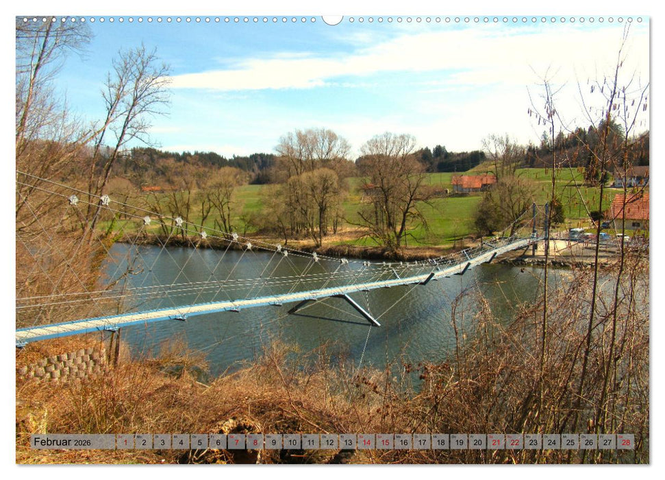 Flüsse in Deutschland (CALVENDO Wandkalender 2026)