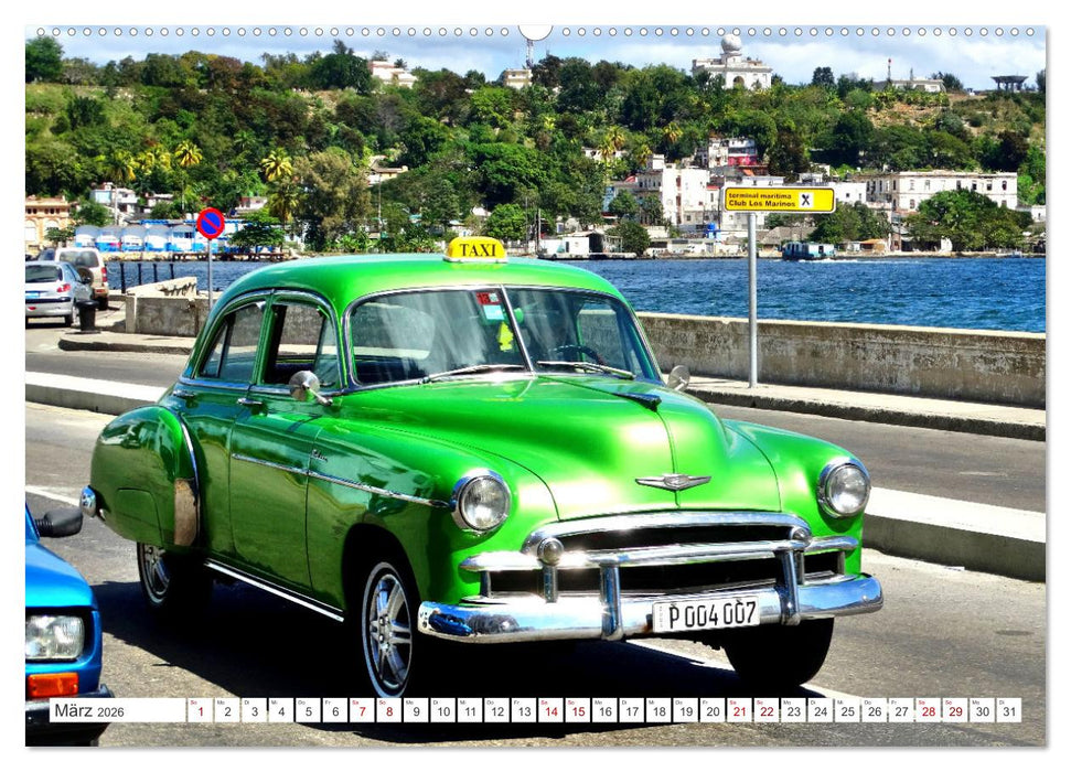 Chevy '50 - Mit 75 unterwegs in Kuba (CALVENDO Premium Wandkalender 2026)