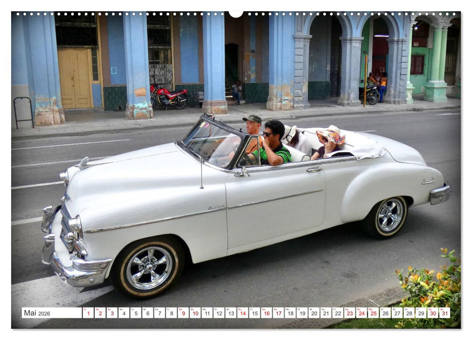 Chevy '50 - Mit 75 unterwegs in Kuba (CALVENDO Premium Wandkalender 2026)
