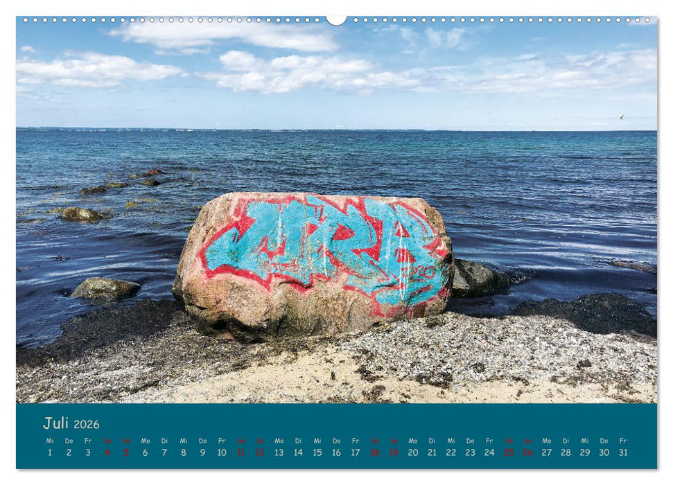 KUNSTORTE (CALVENDO Premium Wandkalender 2026)