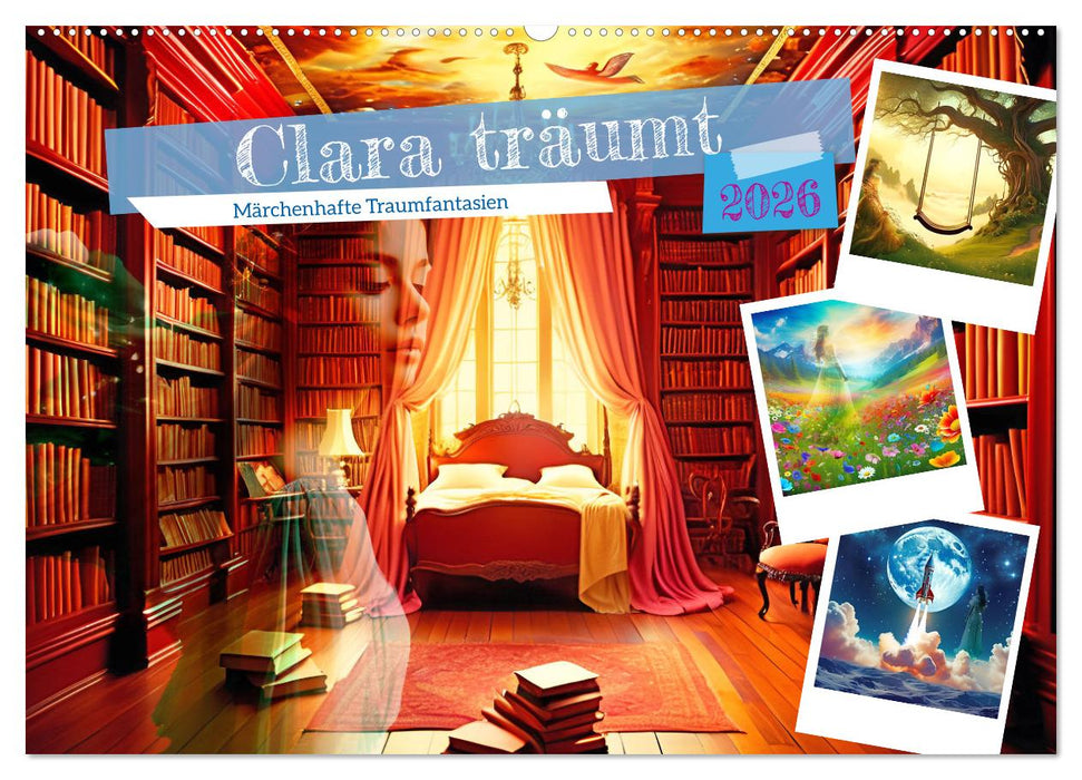 Clara träumt - Märchenhafte Traumfantasien (CALVENDO Wandkalender 2026)