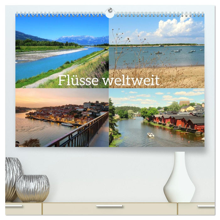 Flüsse weltweit (CALVENDO Premium Wandkalender 2026)