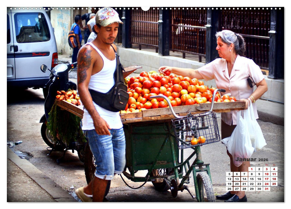 Fahrrad-Händler - Handel und Wandel in Havanna (CALVENDO Premium Wandkalender 2026)