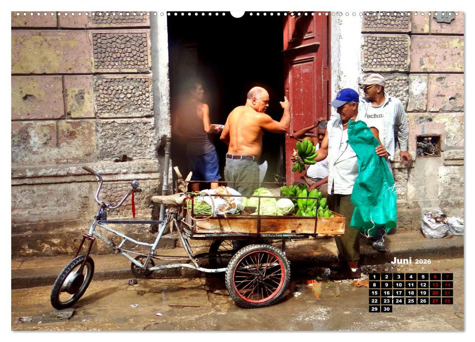 Fahrrad-Händler - Handel und Wandel in Havanna (CALVENDO Premium Wandkalender 2026)