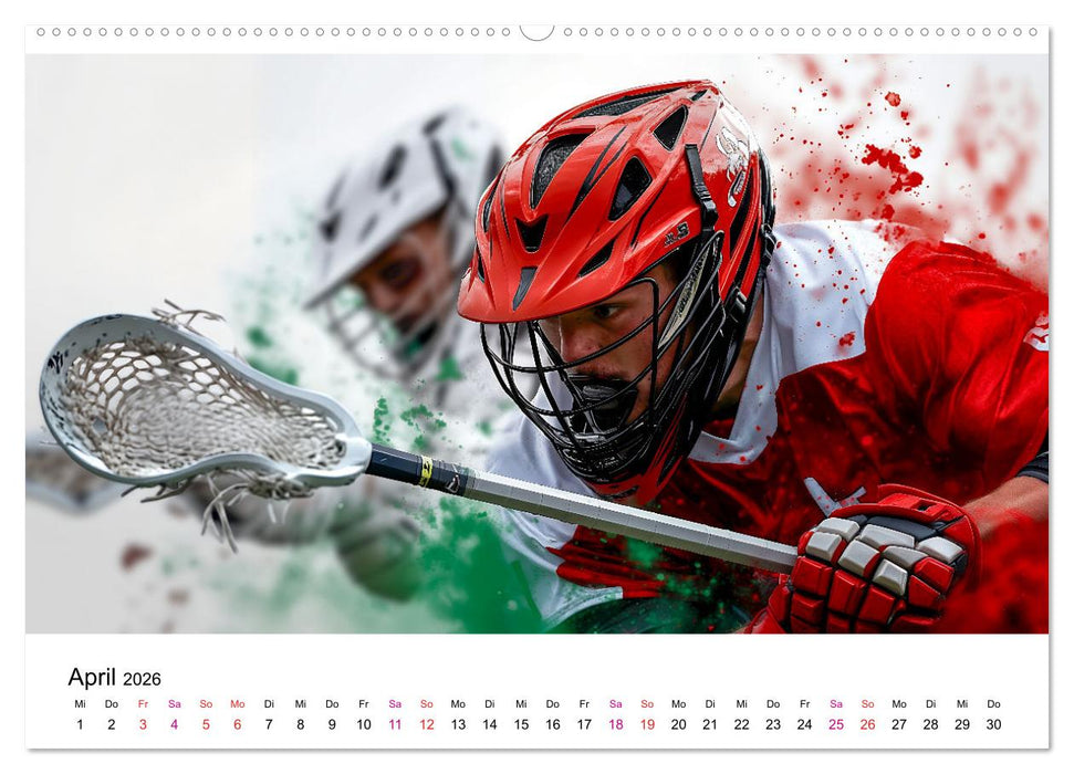 Lacrosse cool (CALVENDO Wandkalender 2026)