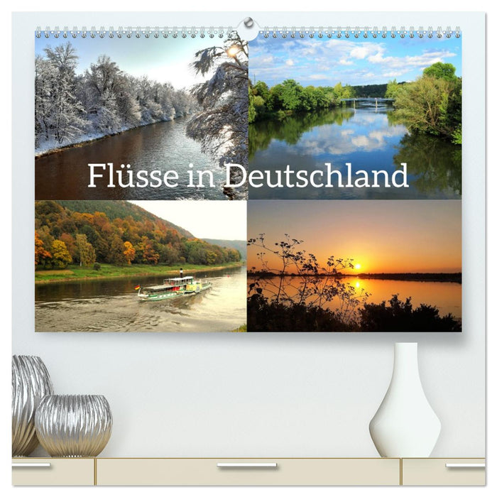Flüsse in Deutschland (CALVENDO Premium Wandkalender 2026)