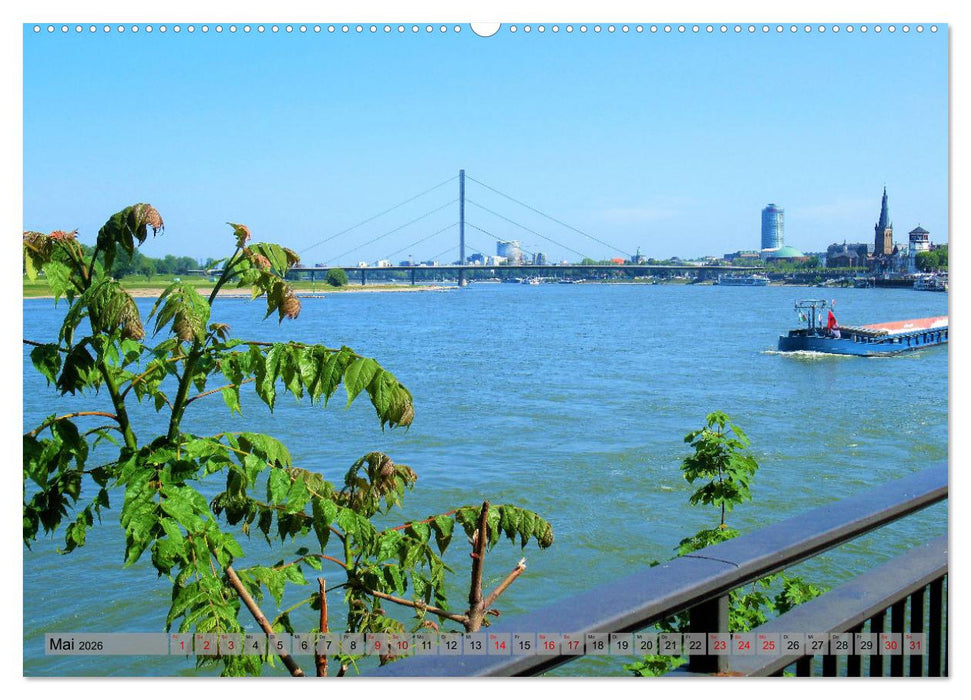 Flüsse in Deutschland (CALVENDO Premium Wandkalender 2026)